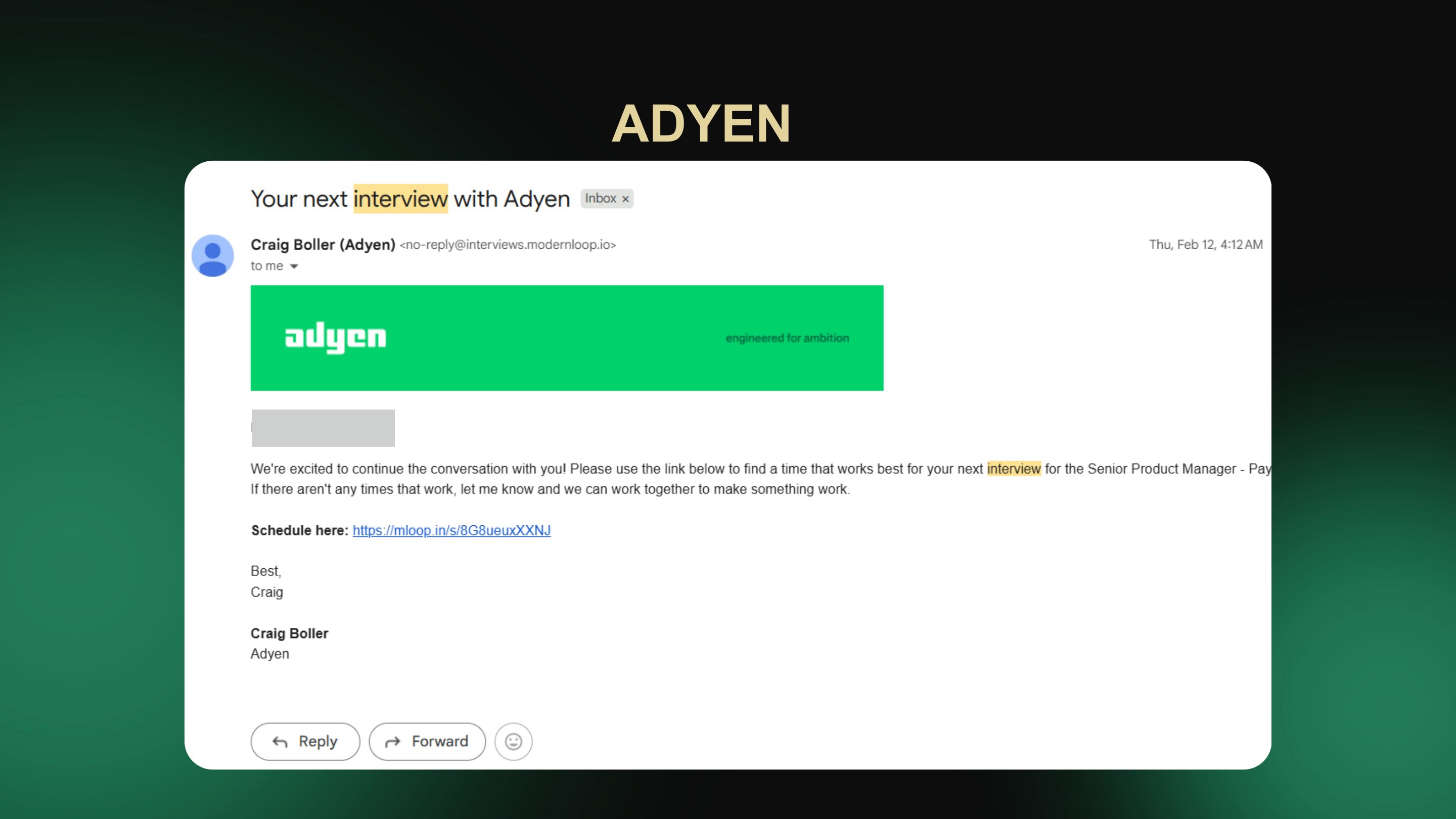 Adyen Interview Result
